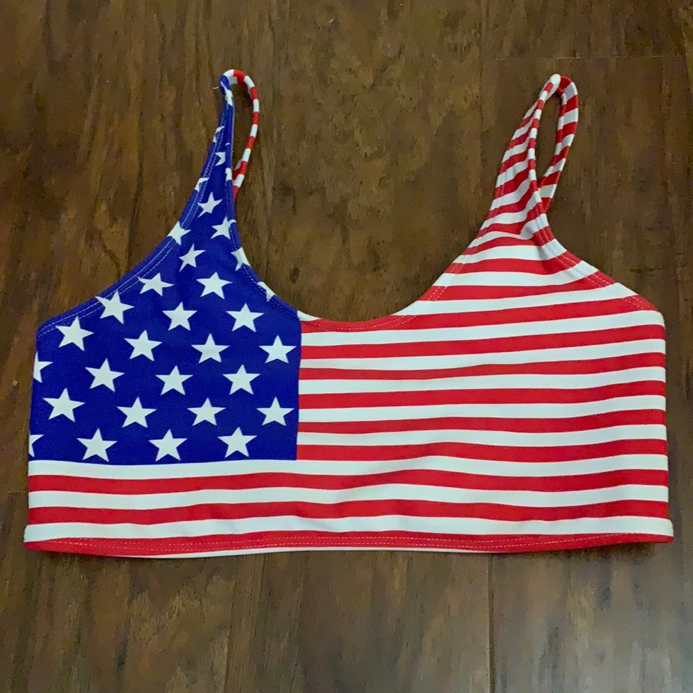 Patriotic Swim Suit Top/Sports Bra